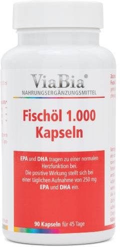 ViaBia Fischöl 1000 90 Kapseln