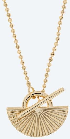 Anhänger mit Kette 925 Sterling Silber vergoldet