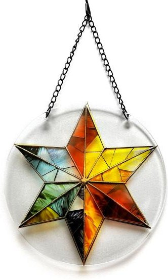 Fensterbild Stern 25cm