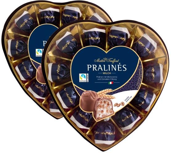 Pralinen Milchschokolade Milchcreme & Cerealien