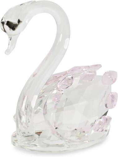 Crystal Dreams Schwan 7cm rosa