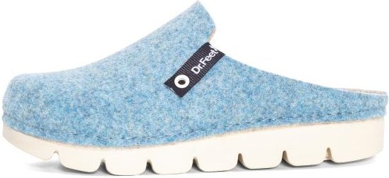 Dr. Feet Damenhausschuhe hellblau