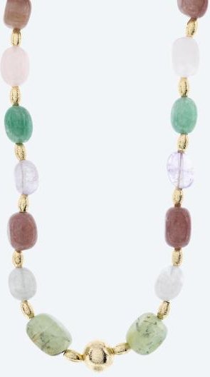 Collier Multicolor Quarz Magnetverschluß