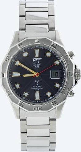 ETT Funk-Solar-Herrenuhr "Alaska" blau