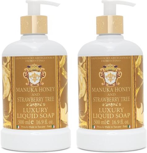 Luxus Flüssigseife Honig + Erdbeere 2 x 500 ml