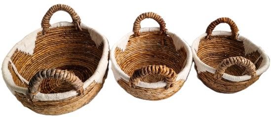 3er Set Aufbewahrungskörbe