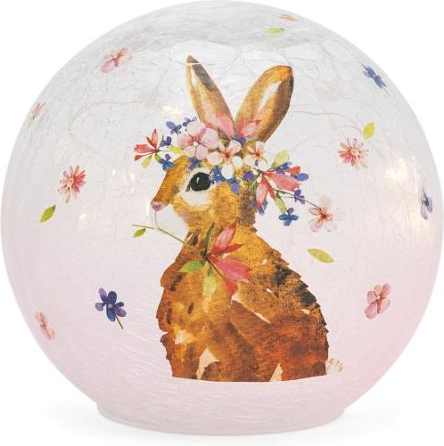LED-Glaskugel Hase Franzi