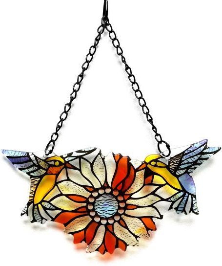 Fensterbild Kolibris 25cm