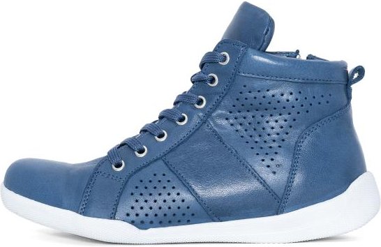 Andrea Conti Damen Lederhochschnürer jeans