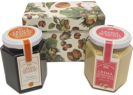 DUO Mandelcreme & Schokoladen Orangencreme2x200g