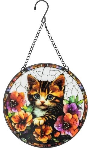 Fensterbild Kätzchen