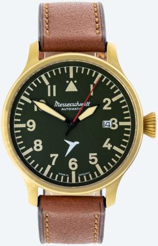 Messerschmitt Herren-Automatikuhr "Beo Gold 42L"