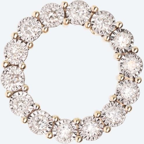 LG Anhänger 585 Gelbgold Lab Grown Brillanten