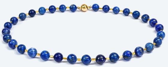 Collier Lapislazuli Magnetverschluß