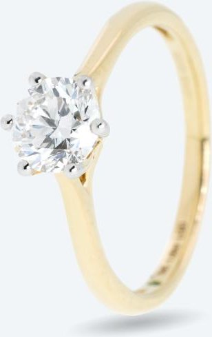 LG Solitärring 585 Gelbgold Brillant