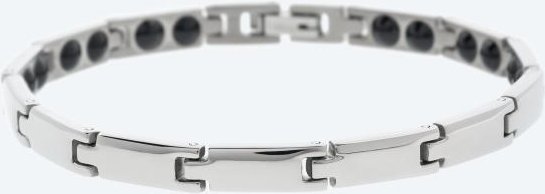 Armband Titan silberfarbig
