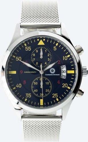 Constantin Durmont Herrenuhr "Mondevoir" blau