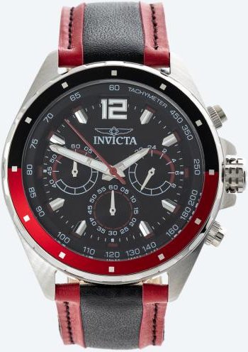 INVICTA Chronograph "Racing" Quarz, schwarz