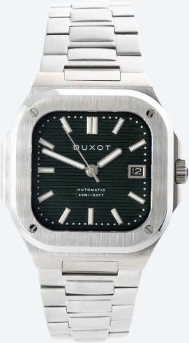 DUXOT Automatikuhr "Quadrata" grün