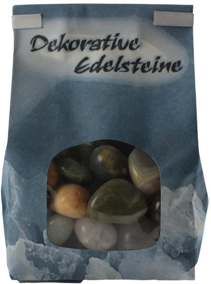 Trommelsteine 1kg im Blockbodenbeutel