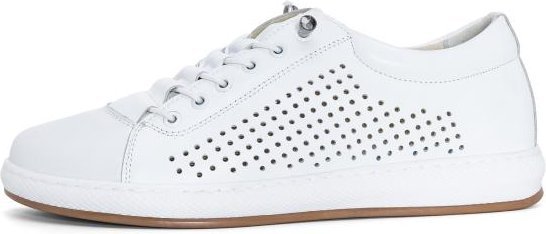 Andrea Conti Damen Lederslipper weiß