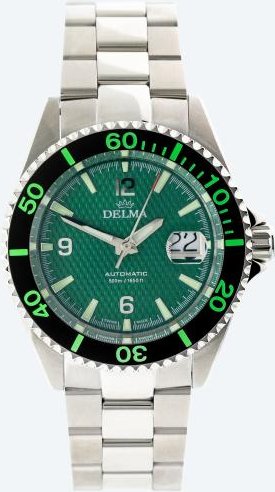 DELMA Herrenuhr "Santiago" Automatik grün