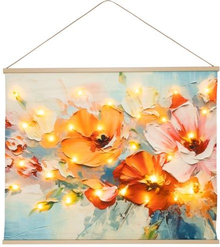 LED-Wandbild Blütenmeer