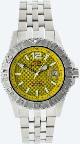 DeLorean Herren-Automatikuhr "Regatta" Carbon