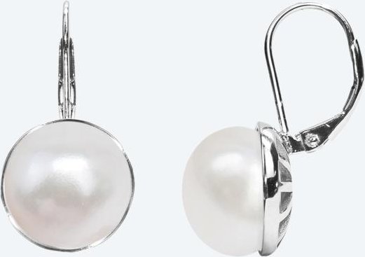 Ohrhänger 925 rhod. AAAAAA Süßwasserzuchtperle