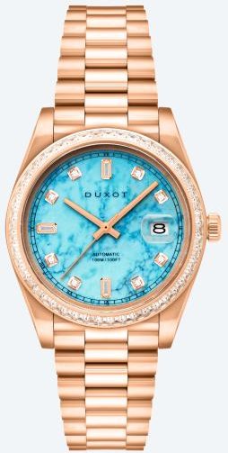DUXOT Automatikuhr "Serenata" türkis