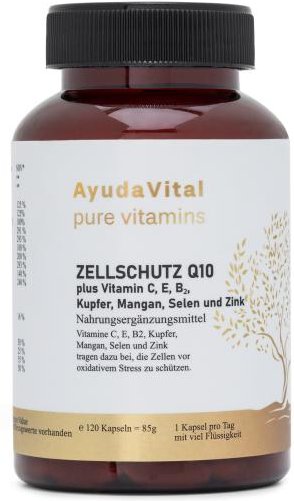 AYUDA VITAL Zellschutz Q10 plus Vitamine C+E+B2