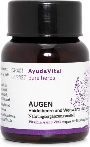 AYUDA VITAL Augen mit Vit. A und Zink 120 Kapseln