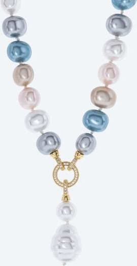 Christian Materne Collier Muschelkernperle