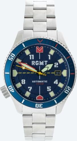 RGMT Herren-Automatikuhr "Recon Diver" blau