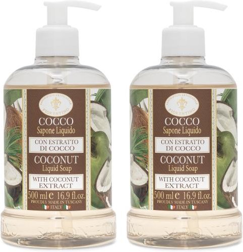 Flüssigseife aus Italien Kokos 2x500ml