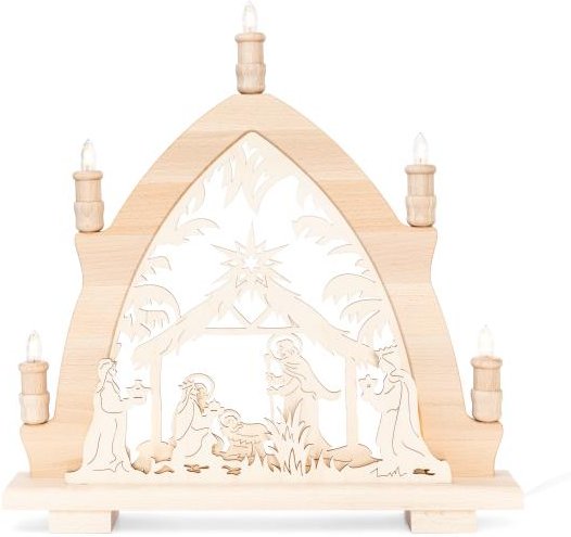 Lichterspitze Christi Geburt 43cm