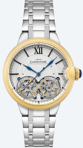 EARNSHAW Automatikuhr "Barallier Dual Open Heart"