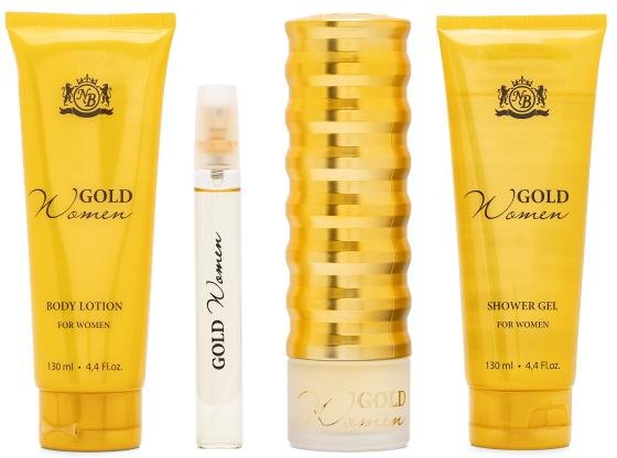 Geschenkset Gold for women 4-teilig