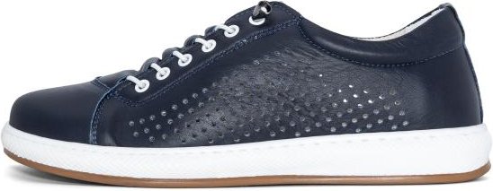 Andrea Conti Damen Lederslipper dunkelblau