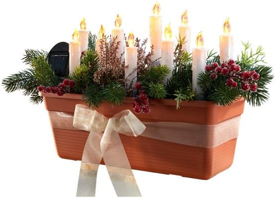 Solar-Kerzen, 10 Stück