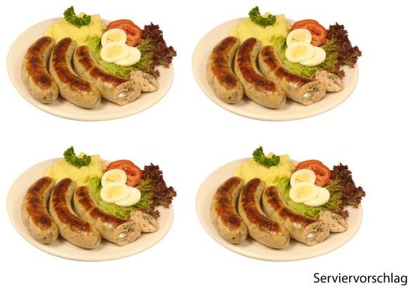 Rhönis Käse-Spinat-Bratwürste