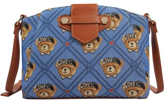 Henney Bear Umhängetasche coganc/blau