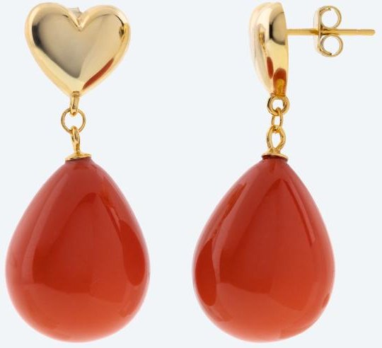 Ohrhänger 925 Silber vergoldet Muschelkernperle