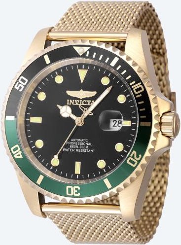INVICTA Automatikuhr "Pro Diver" goldfarben