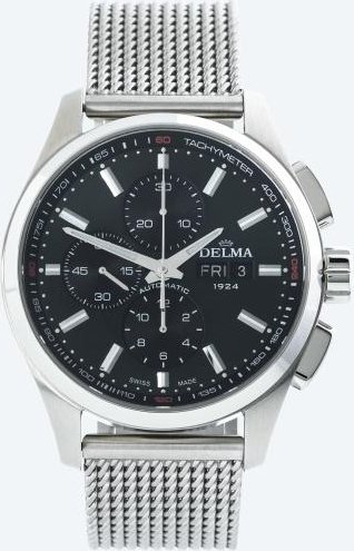 DELMA Herrenuhr "Klondike Sport" Automatik, grün