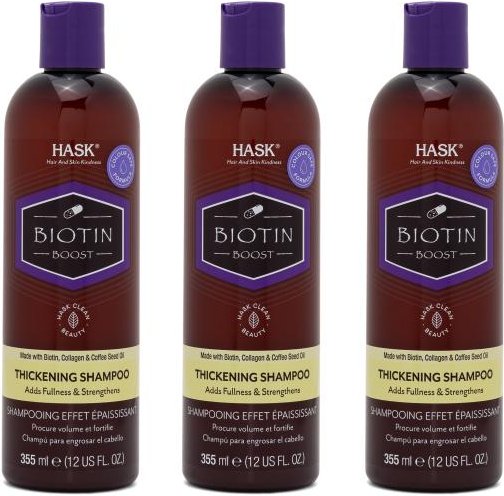 HASK Biotin Shampoo 3x355 ml