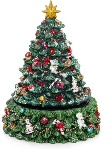 Spieluhr Weihnachtsbaum grün
