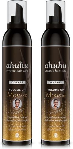 AHUHU 10 YEARS VOLUME UP Mousse Duo 2x 300ml