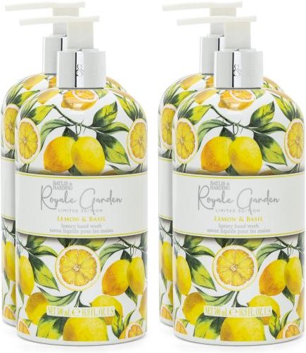 Thumbnail - Baylis & Harding Lemon & Basil Handseife 4er-Set