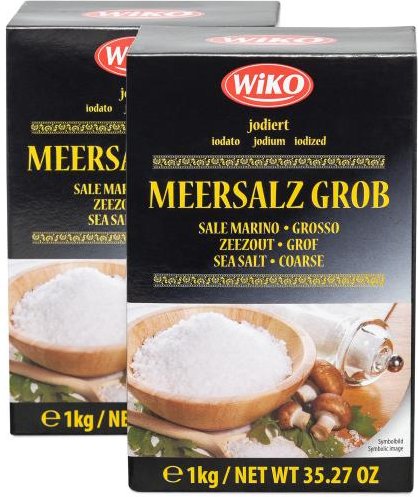 Salz 1kg grob 2er Set
